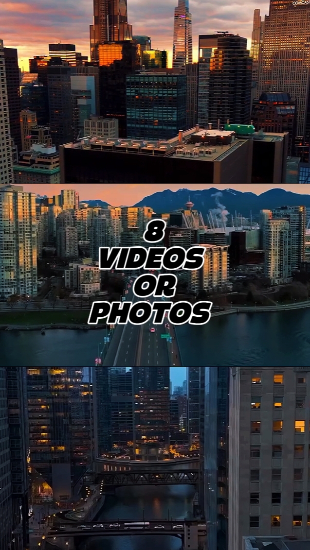 8 VIDEOS OR PHOTOS 