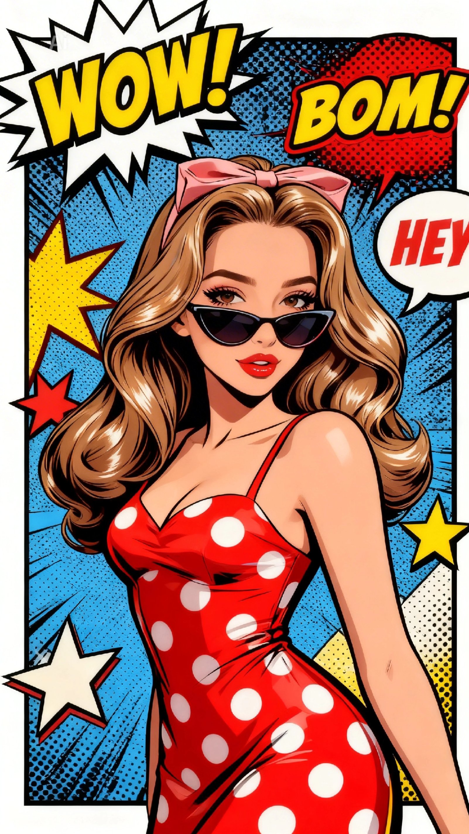 retro comic style 
