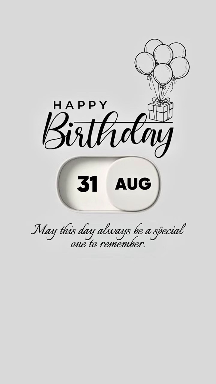 BDAY FRIEND 31 AUG