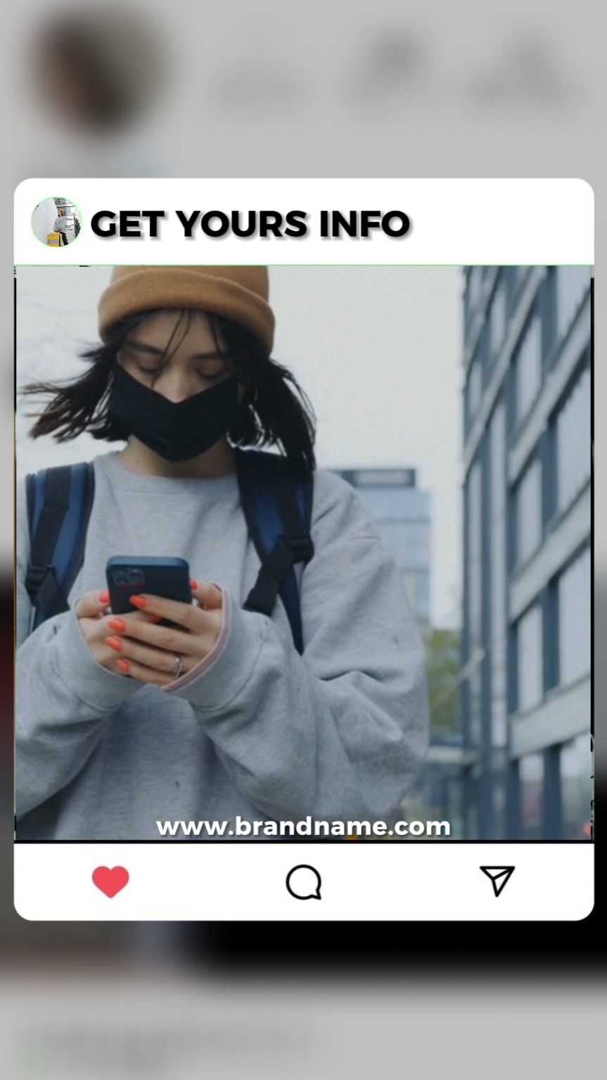 Plantilla De Publicidad Ui En Estilo TikTok 