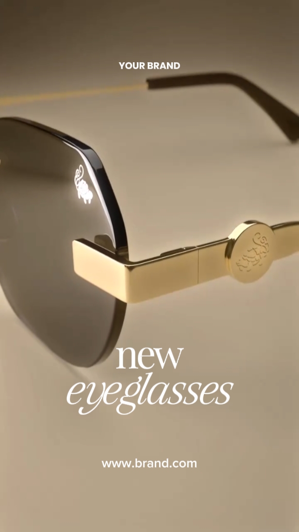 New Eyeglasses Gold