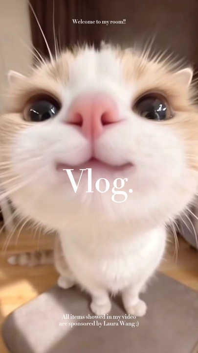 Gato lindo lento