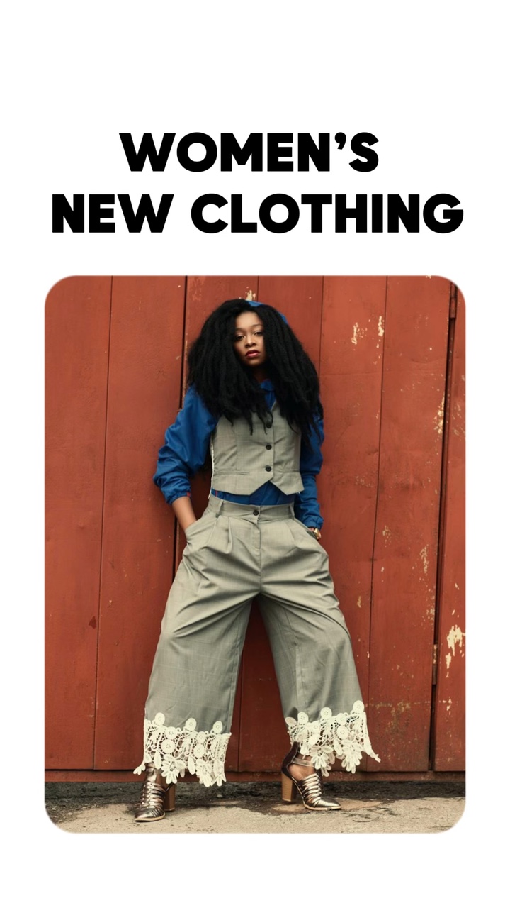 Women Collection Clothing Product Display TikTok Style