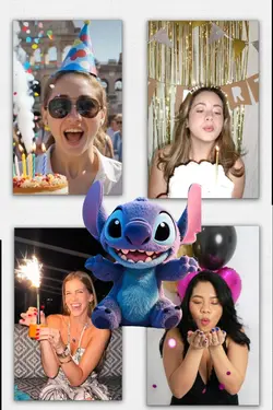 Stitch te felicita!