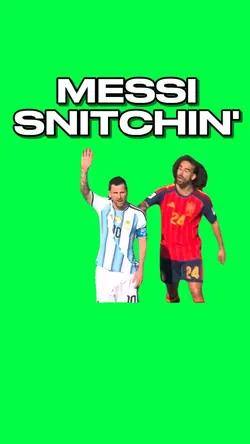 MESSI BEING A SNITCH