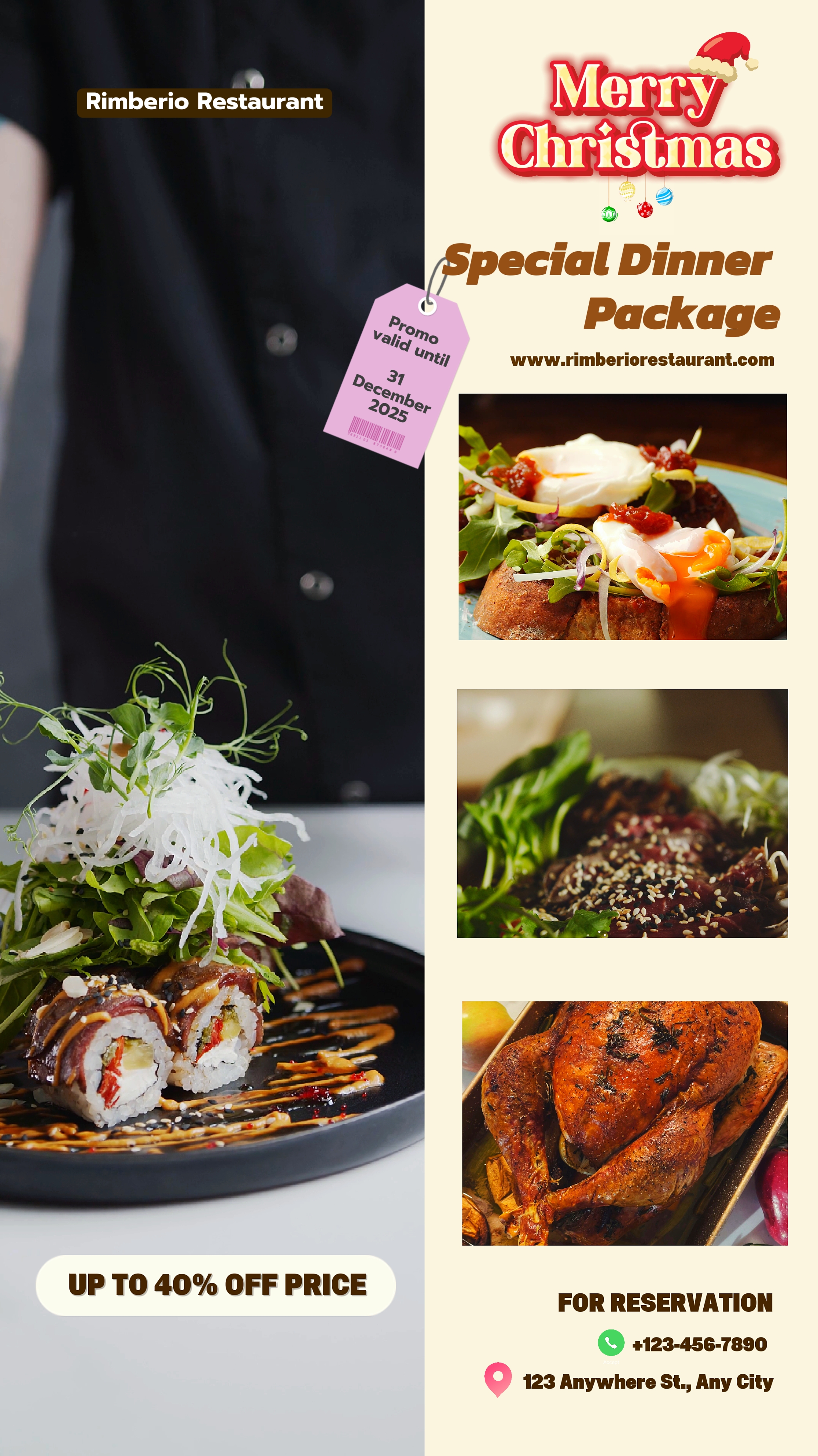 Pacote de restaurante 