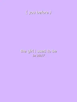 Girl I used to be