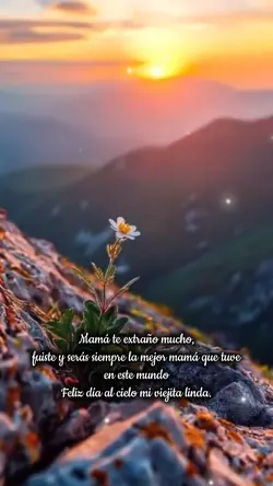 Te extraño Mamá