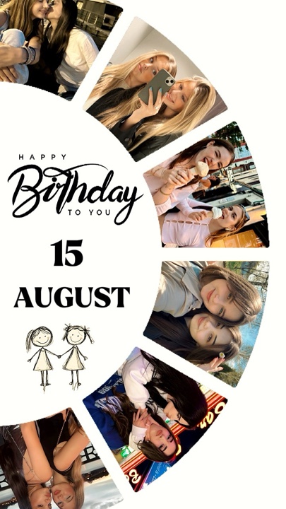 HBD FRIEND 15 AUGUST