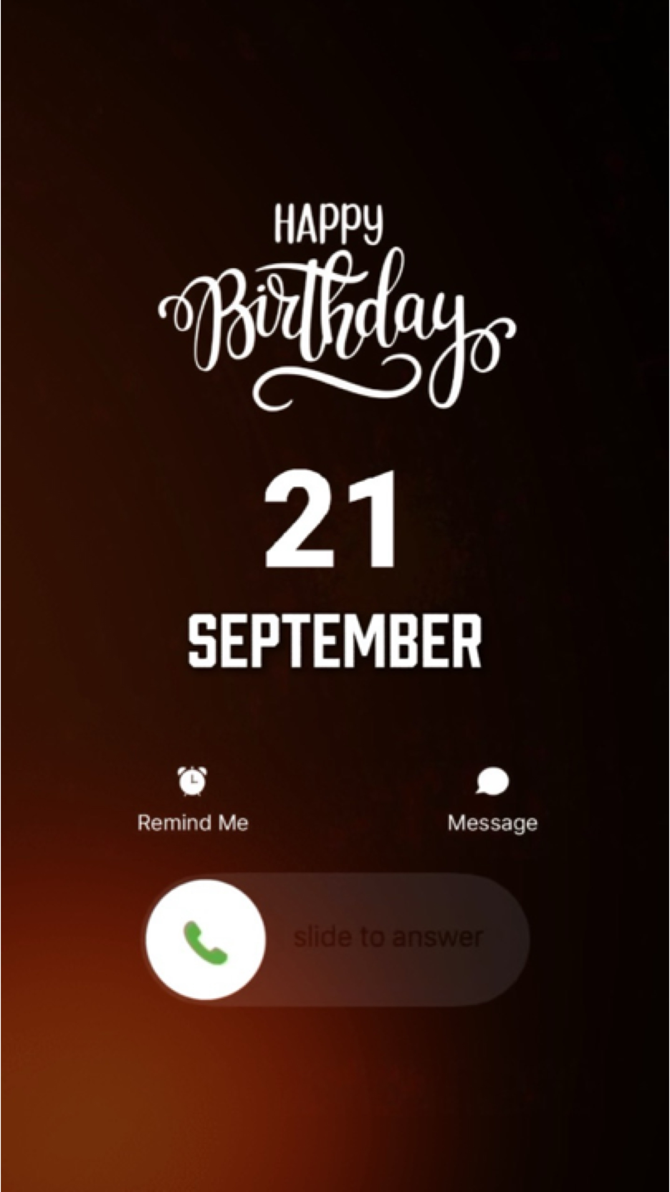 BIRTHDAY 21SEPTEMBER