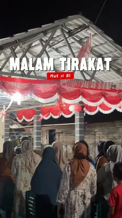 Malam tirakat hut ri