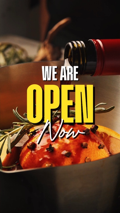 We Are Open