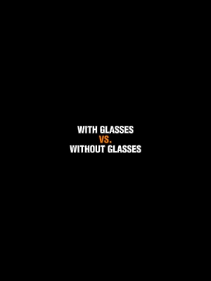 avec / sans lunettes 