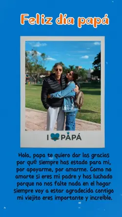 Agradezco a papá