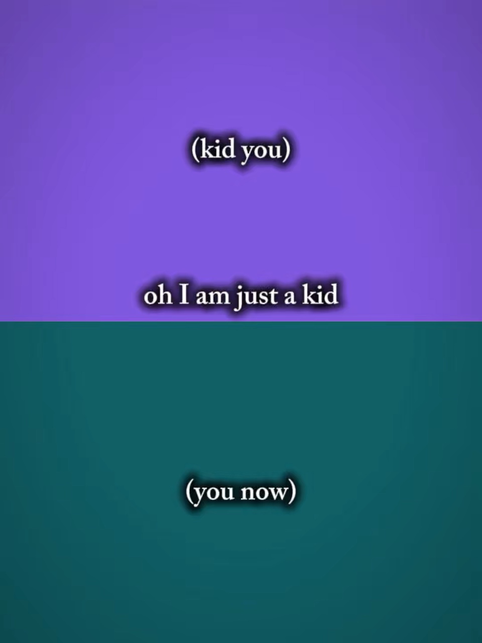Just a kid