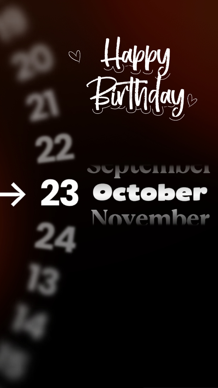 HBD 23 OCTOBRE