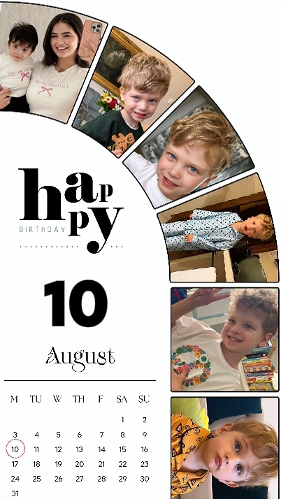 HBD SON 10 AUGUST