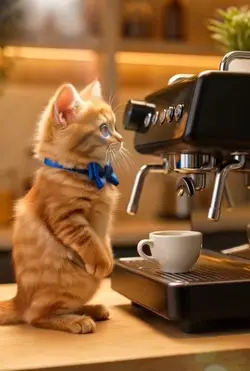 Barista Kitten