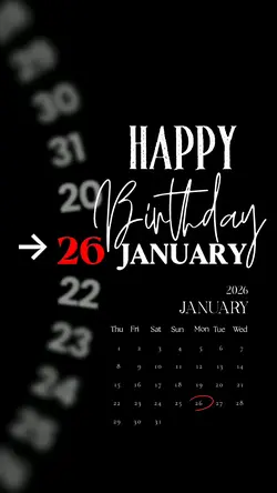 BIRRHDAY 26 JANUARY