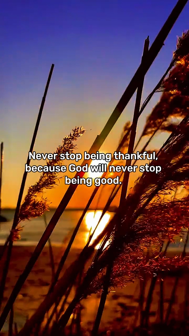 be thankful 