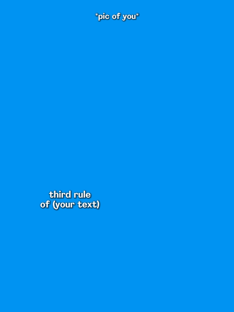Troisième règle de