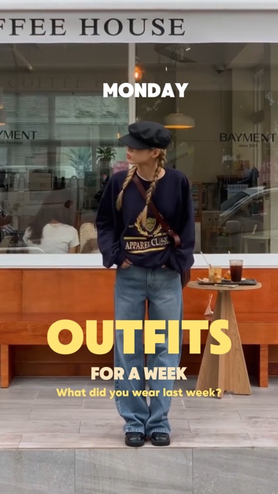 Tenue de mode de 7 jours