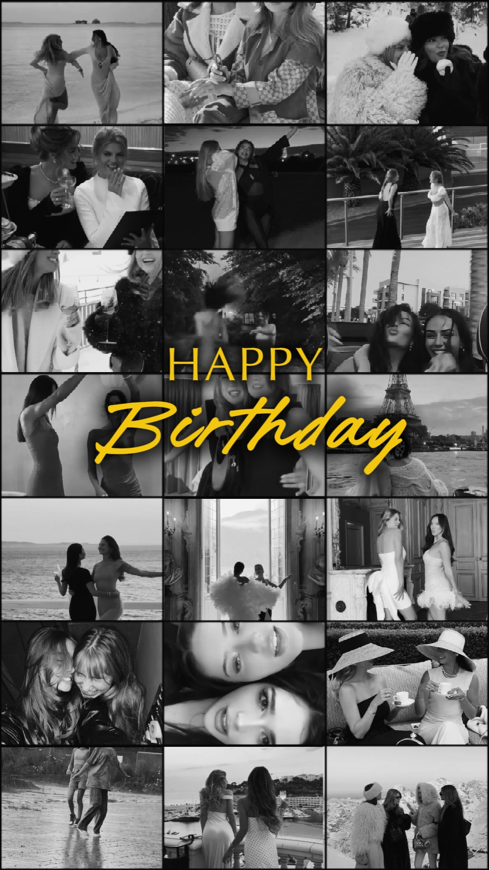 Feliz aniversário melhor amiga