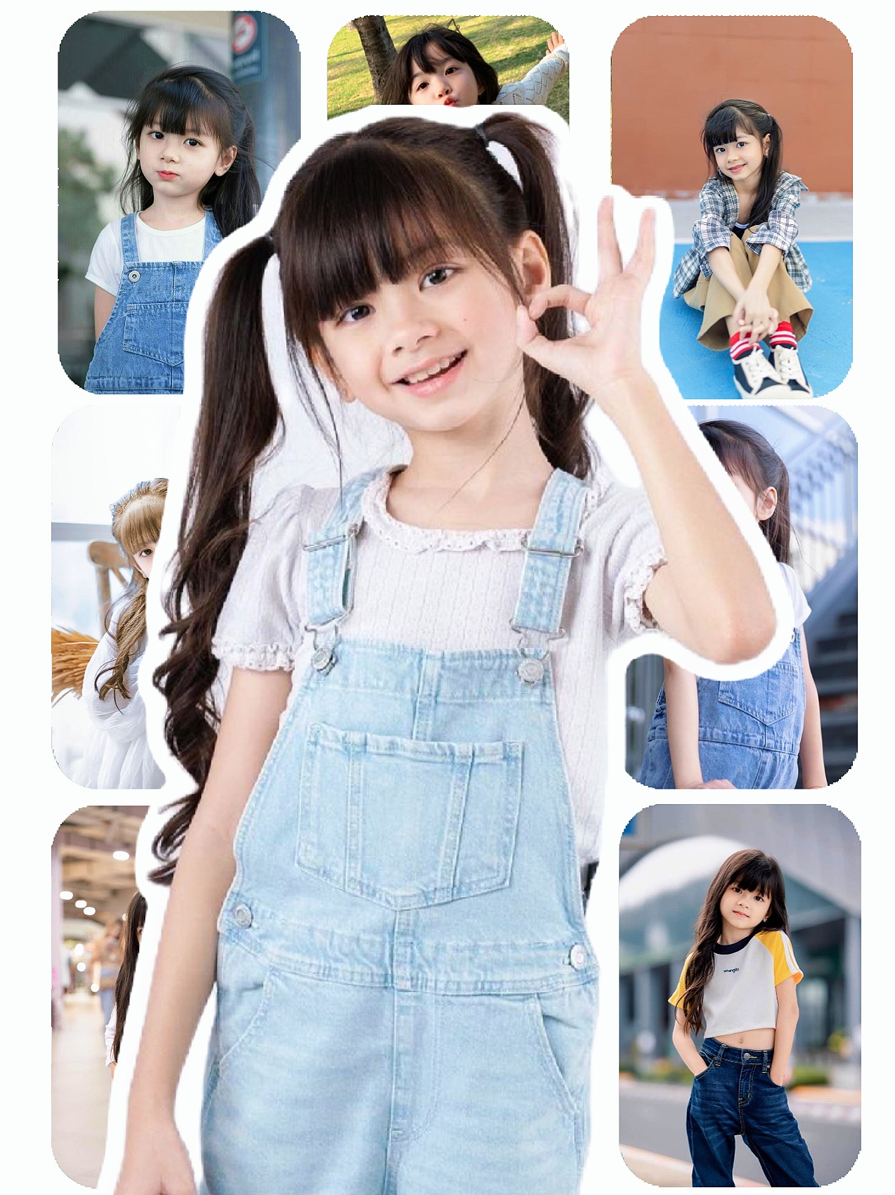 Modelo fofo de bebê