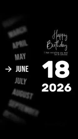Hbd 18 June 2026 