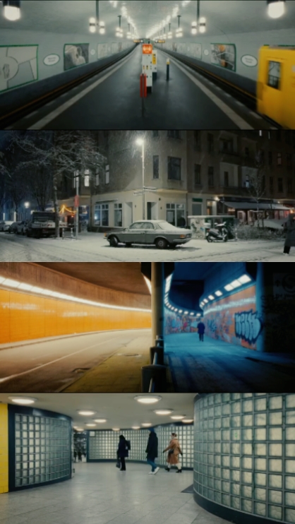 4 videos in 1 frame