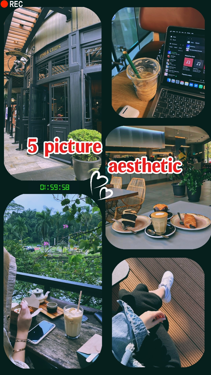 5 picture aesthetic