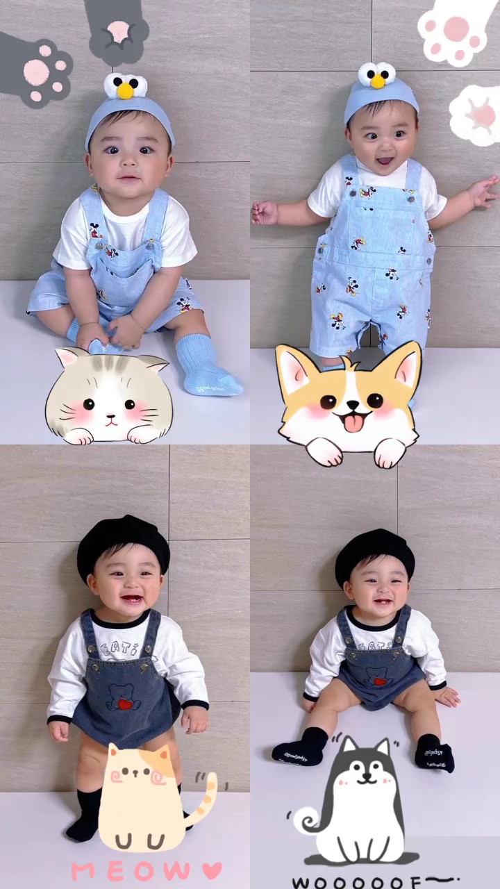 4 foto baby