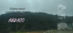 Último abrazo 