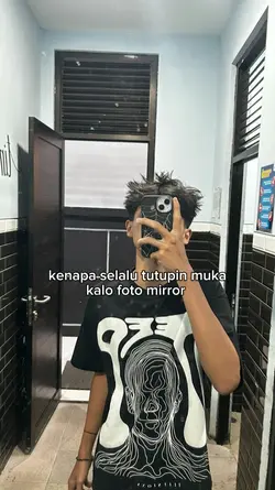kaget liat muka sndr