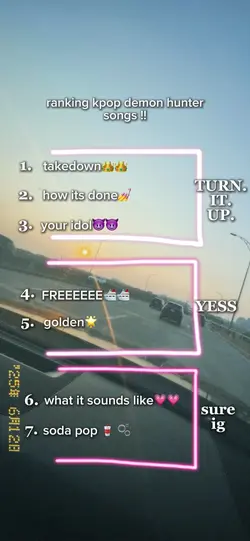 ranking kdh songs!
