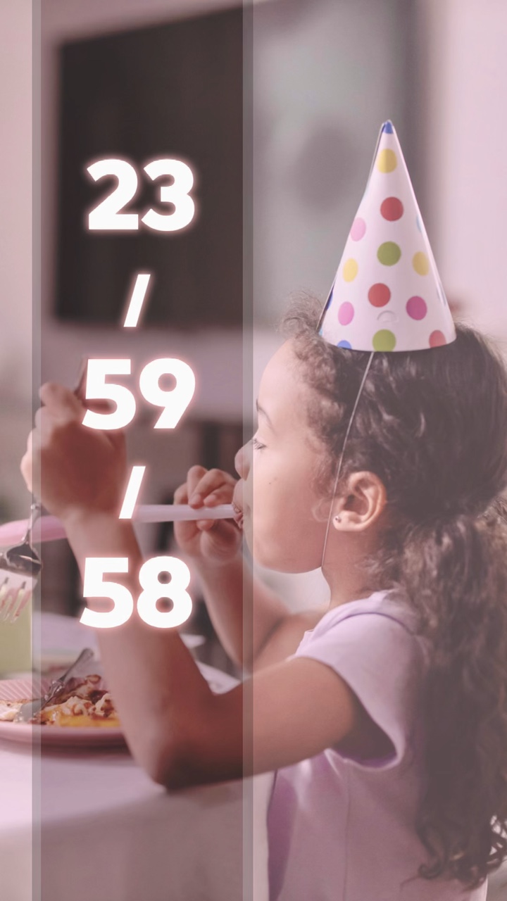 Plantilla de promoción de tema de cumpleaños cálido