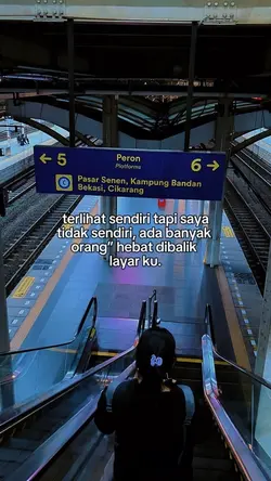 Terlihat sendiri