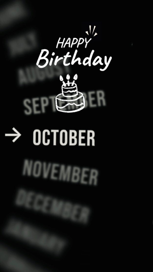 October birthday 