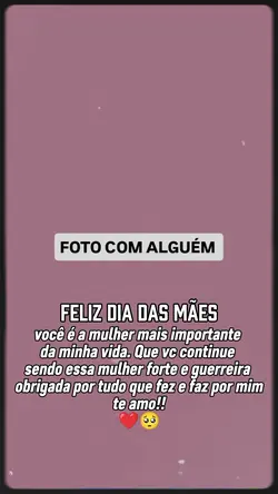 dia das mães 
