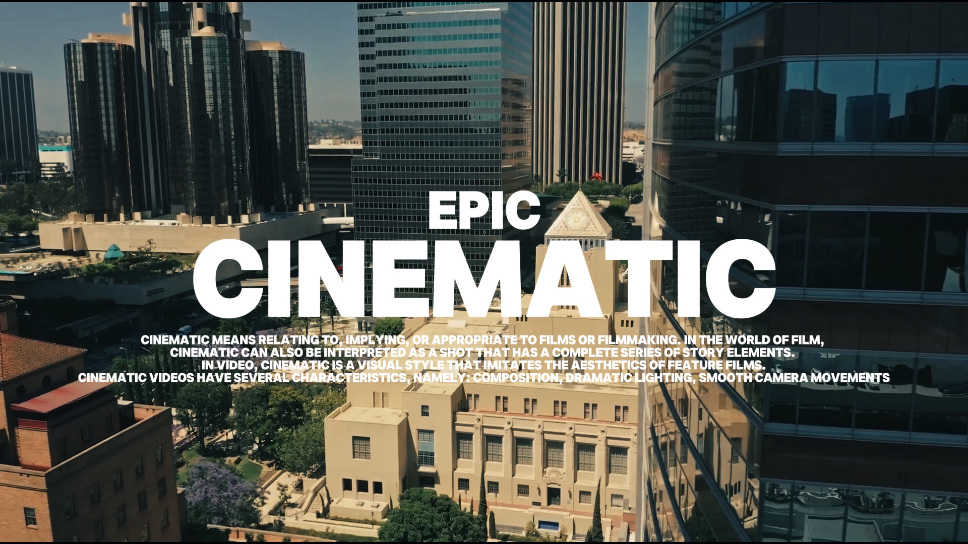 TRAILER CINEMATIC