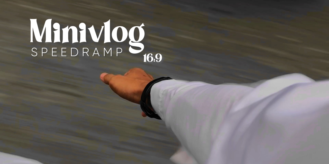 Rampa de velocidade Minivlog