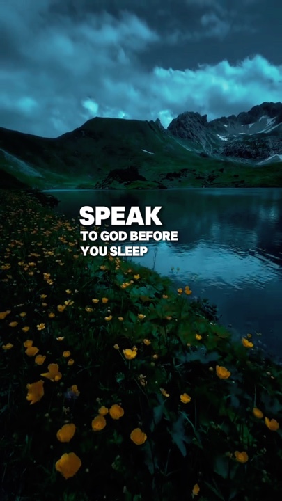 Speak to God