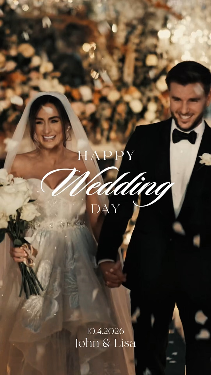 Feliz día de la boda
