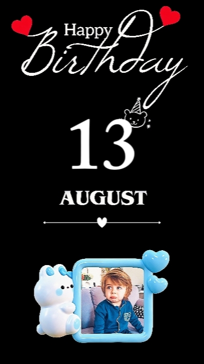 BIRTHDAY SON 13 AUG