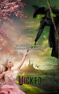 pink and green