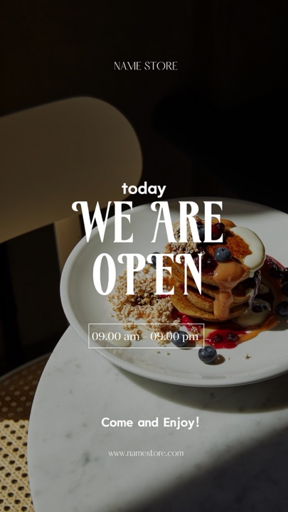 WE ARE OPEN