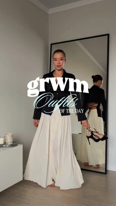 GRWM OUTFIT CHECK