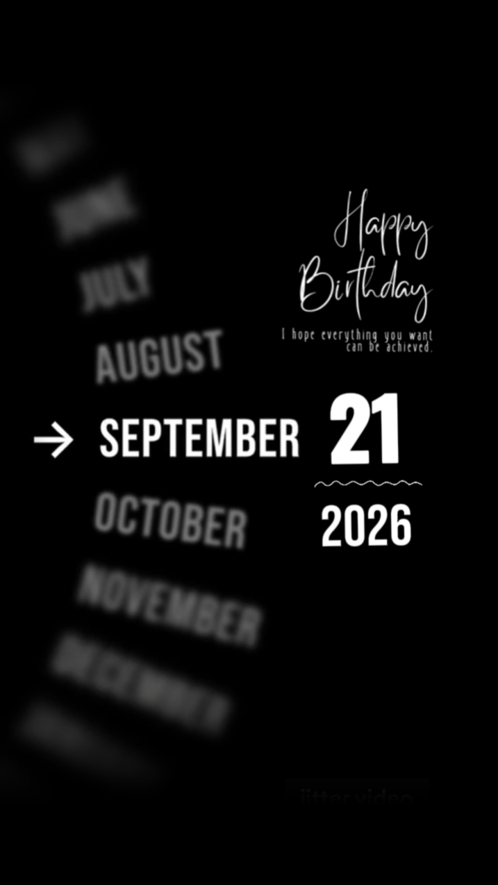 BDAY AŞK 21 EYLÜL