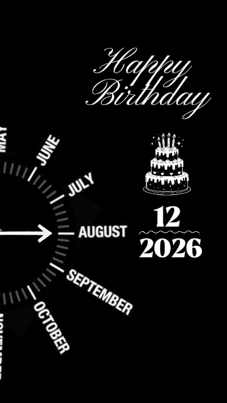 HBD 12 AOÛT BÉBÉ