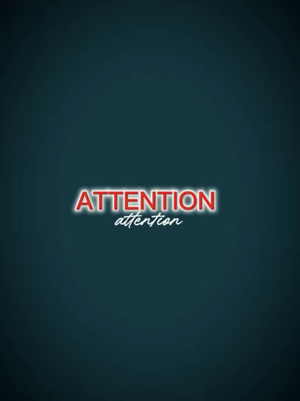 Attention